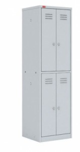 Шкаф металлический для одежды ШРМ - 24