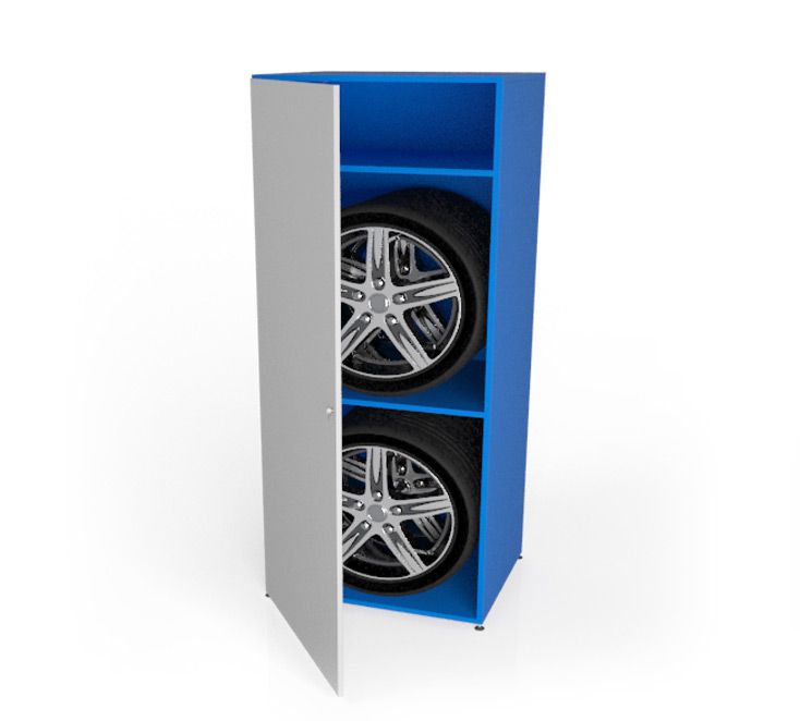 Шкафы для хранения колес серии ШК