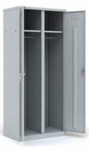 Металлический шкаф для одежды ШРМ - С/800